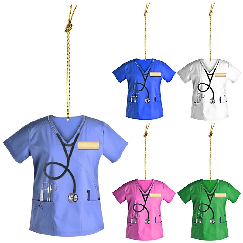 Medical Lab Uniform - Car Mini Hanging Flat Doctor Nurse