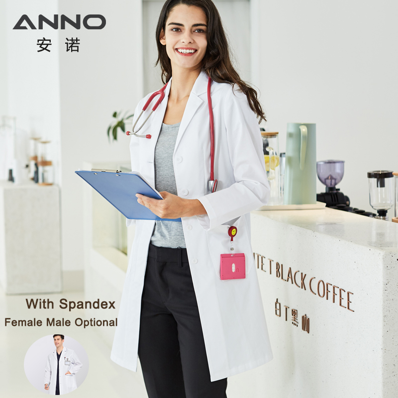 Medical Lab Uniform - ANNO Long Sleeve Lab Uniforms With