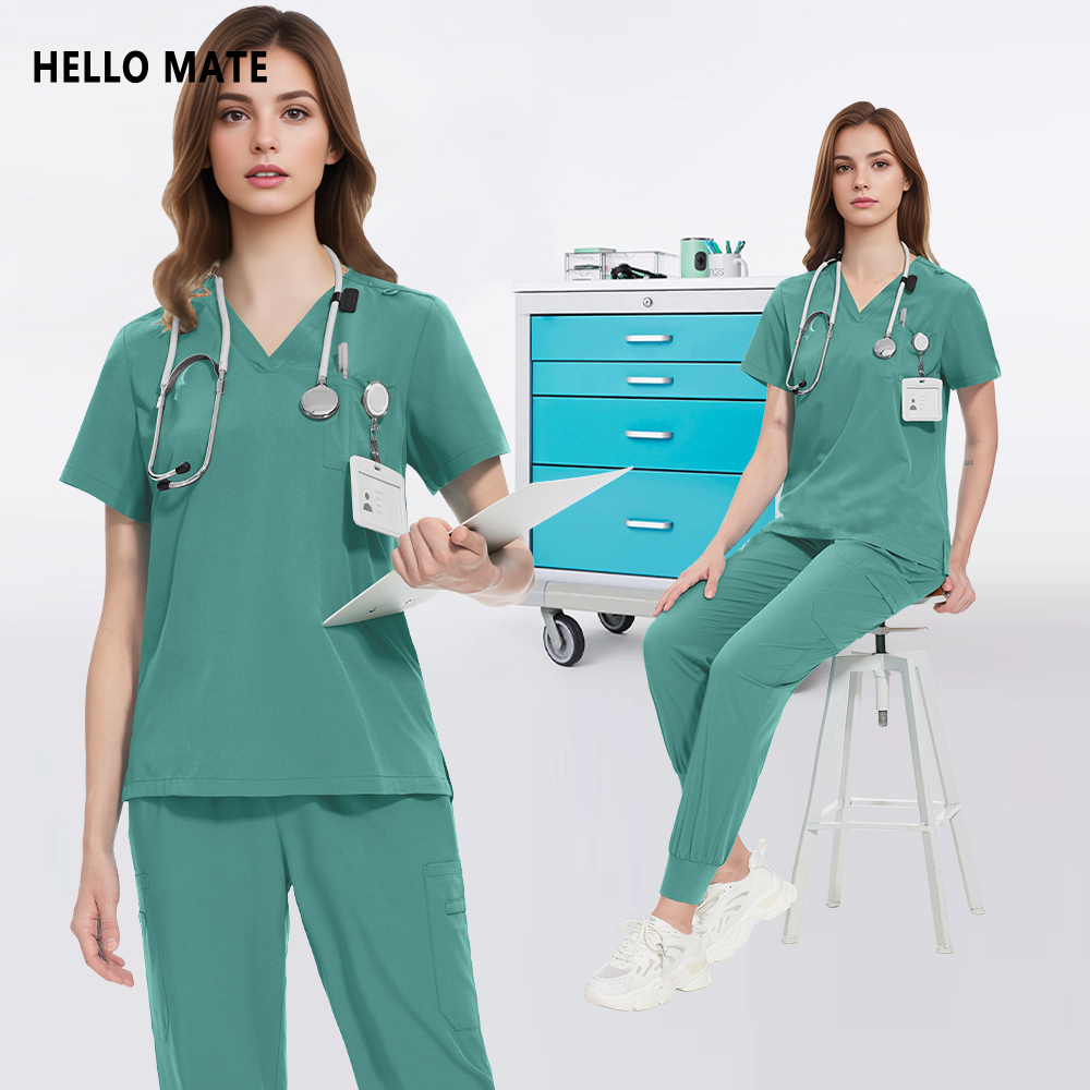 Multilcolors Women Scrubs Set  - Medical Lab Uniform review and price