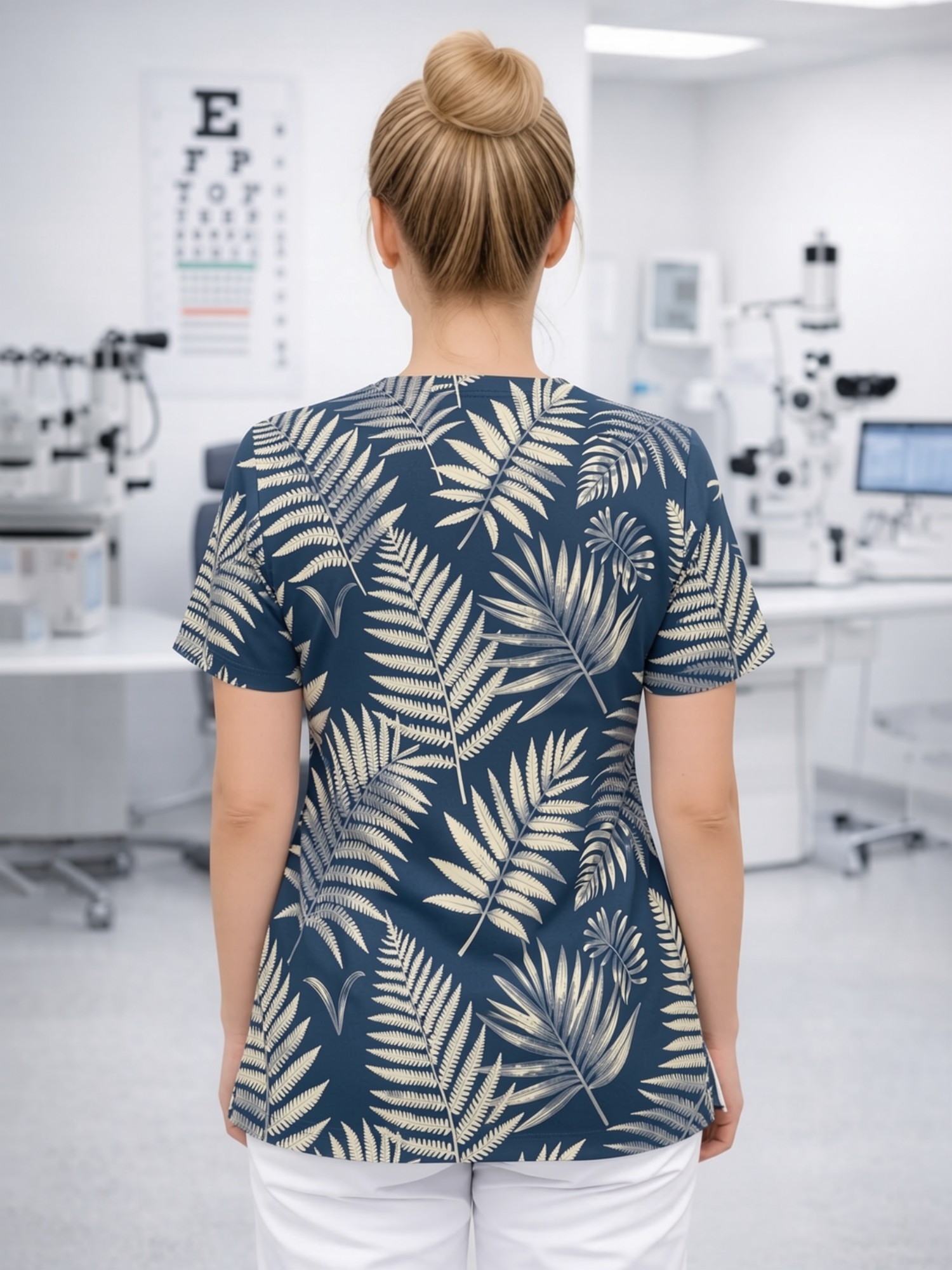 Womens Charming V Neck Scrub T - Medical Lab Uniform review and price