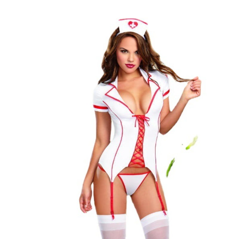 Nurse Uniform Sexy Bare Chest  - Medical Lab Uniform review and price