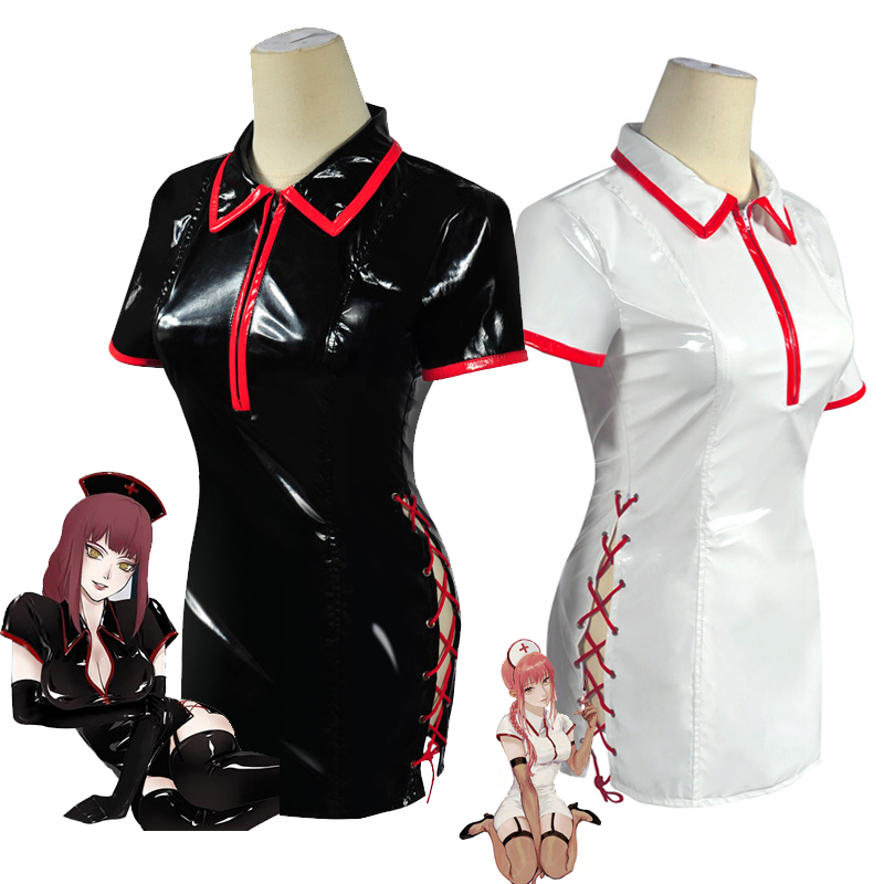 Anime Chainsaw Man Cosplay Cos - Medical Lab Uniform review and price