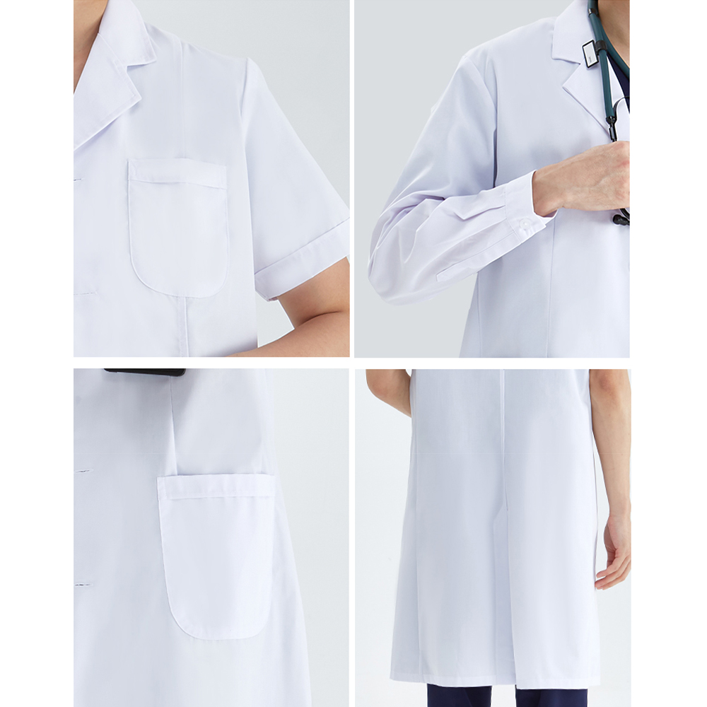 Unisex White Coat Lab Coat Hos - Medical Lab Uniform review and price